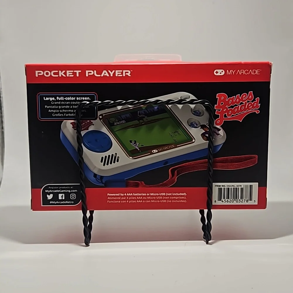 NEW-My Arcade- Bases Loaded Pocket Player - Collectible Handheld Game Console - Picture 6 of 13
